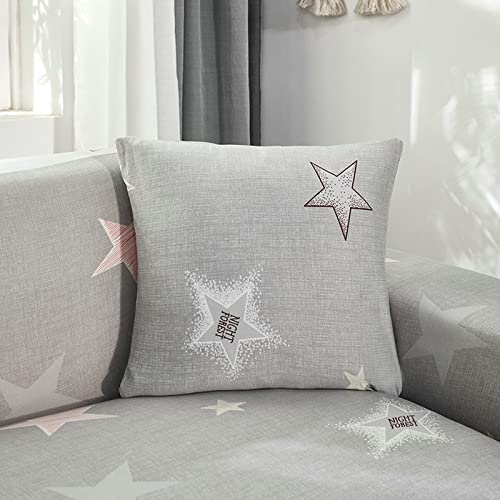 Funda de sofa anti-deslizante elástica KnSam gris con barras espuma fijas 6