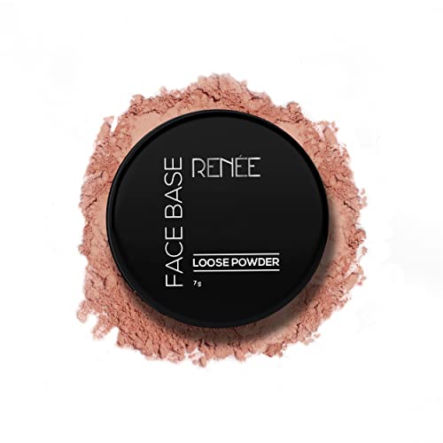Image of RENEE Face Base Loose Powder - Nude Beige, 7gm | Non Sticky, Weightless Matte Finish, Excellent Payoff, Enriched with Vitamin E, for all skin types