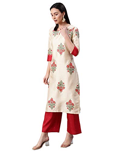 ZIYAA-Womens-Silk-Salwar-Suit-Set ZIYAA Women's Art Silk Salwar Suit Set