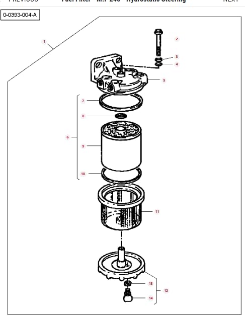 Kraftstofffilter für Eicher Traktoren