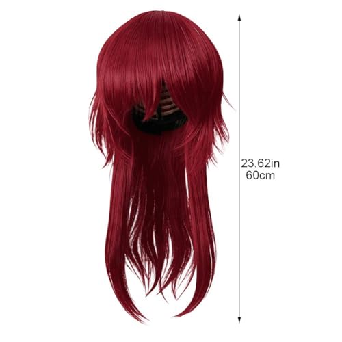 Perruque mulet loup avec frange pour masquer une perte de cheveux - 3