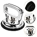 DOITOOL Heavy-duty Aluminum Alloy Glass Suction Cup Lifter with Thickened Single, Rubber Pad Window and Tile Lifting Tool for Industrial Glass and Dent Pulling