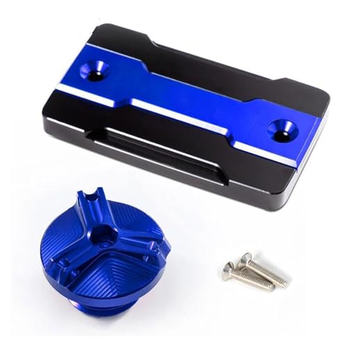 Bouchon réservoir carburant et frein pour Suzuki GSX-S750 en aluminium bleu