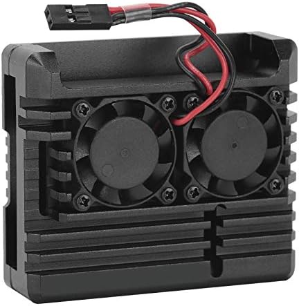 Raspberry Pi 3A+ Armor Case with Dual Fan, Aluminum Alloy Heatsink Case, Metal Passive Cooling Case for Raspberry Pi 3A +