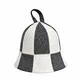 PRINZEPS Saunahut Herren & Damen Saunamütze 100% Filz - Sauna Hut Wollfilz Saunakappe Mütze Filzhut Männer und Frauen