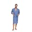 COLORFULLEAF 100% Baumwolle Leicht Morgenmantel Herren mit ...