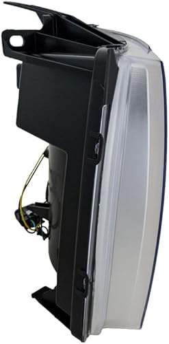 Miniatura 10 de KarParts360 Para Chevy Silverado 150025003500 2007 08 09 10 11 12 2013 lado del conductor de faros delanteros  Halógeno  Lente transparente  Híbrido