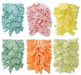 6 Layer Fleece Duster Refills for Swiffer Hand Duster, Zero Waste, Reusable and Washable Replacement Dusters for Cleaning Ceiling Fan Hardwoods (6 Pack-Multicolour-A)