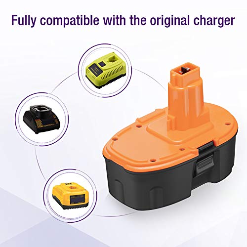Upgraded 2 Pack 3.8Ah 18V DC9098 DC9096 Replacement Battery Compatible with Dewalt 18 Volt Battery XRP DC9096 DC9099 DC9098 DW9099 DW9098 Cordless Power Tools