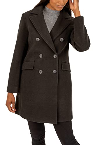 【tyページ】未使用級　WOOL DOUBLE BREASTED COAT Amazon.com: Kensie Women's Double Breasted Melange Faux Wool