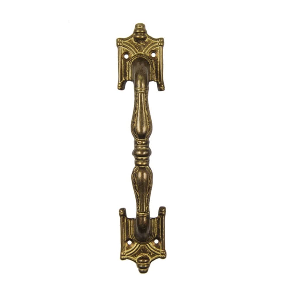 Poignée de porte traction vintage en laiton pour restaurer une maison de campagne authentique