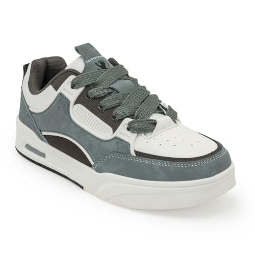 Image of Red Tape Sneakers for Men in Green | Lifestyle Casual Shoes | Green | 7 UK