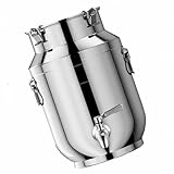 ★Seau Alimentaire Inox Facile à nettoyer et à entretenir :pot a lait inox bidon Grâce à sa surface lisse en acier inoxydable et à sa large ouverture, le nettoyage est un jeu d'enfant. Fini l'accumulation de résidus, place à une hygiène irréprochable à chaque utilisation ! Idéal pour un usage quotidien.