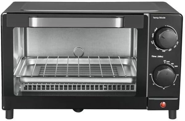 Generic Toaster Oven Air Fry Stainless Steel Bake Rack Pan 4 Slice New Black, Medium