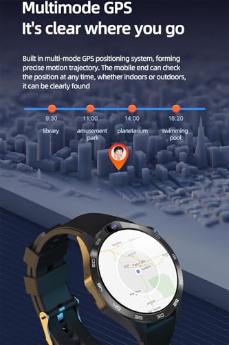 Reloj inteligente 4G con pantalla de 1.85 pulgadas, cámara dual y GPS integrado 6
