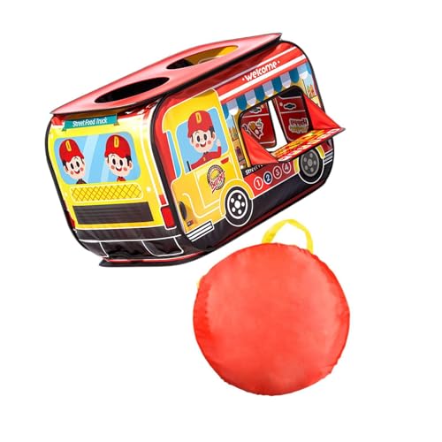 Tente de jeu pliable pour enfants et tout-petits blanche et bleue pour intérieur et extérieur