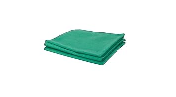 RXSHOPY Surgical Green Cloth (Washable/Reusable/Dental Clinics/Surgical Instrument Clothes) 1 Meter x 1 Meter - (Pack of 2) Uses for Hospital Scrub, Operation Theatre, Diagnostic Laboratories, Home