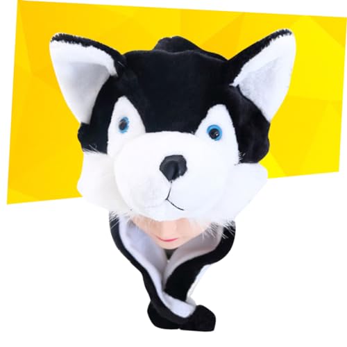Funny Cartoon Animal Hat for Black Design Cute Cap present for Boys and Fun Winter Accessory4
