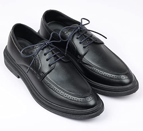 Image of Handshop 3 Pairs Dress Shoe Laces | 3 /32 inch Thin Round Waxed Shoelaces | Polished waxed sheen, tightly woven cotton, secure tie, for oxfords, derbies and chukka boots, 23 inch-63 inch sizes and 15 colors