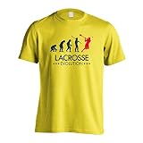 [アートワークスコウベ] ラクロス Tシャツ 半袖 練習着 ドライ ラクロスエボリューション ユニセックス XL イエロー