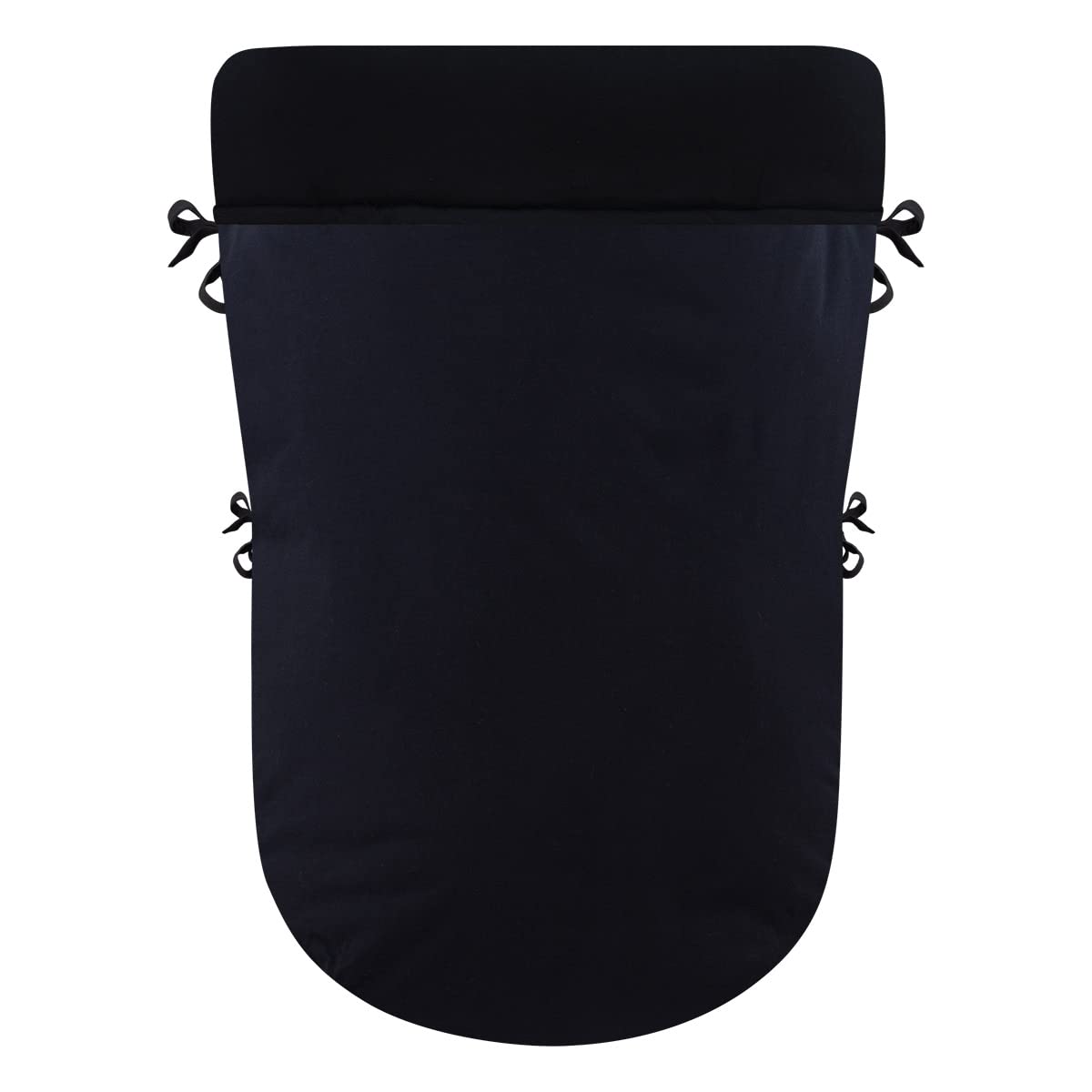 JYOKO Kids Manta Saco para Cochecito, portabebé, Algodón Primavera/Entretiempo (BLACK SERIES, ALGODÓN - 80 Cm)