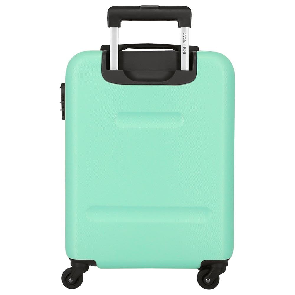 ROLL ROAD Flex, Trolley Rigido Cabina 55m Unisex Adulto, Verde (Green), 38x55x20 cms
