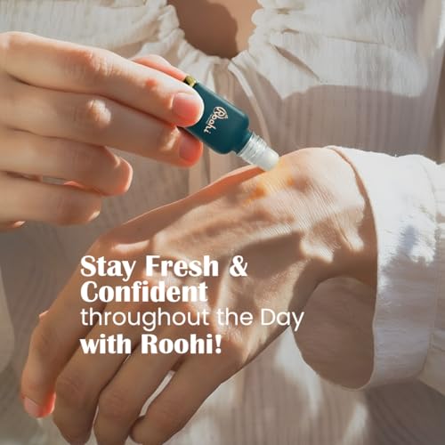 Image of Roohi Velvet Musk (Misk-Al-Harir) | Alcohol-Free Perfume Oil with Powdery Musky Accords | Long-Lasting Attar | Roll-On Perfume Oil | Unisex | 3ml