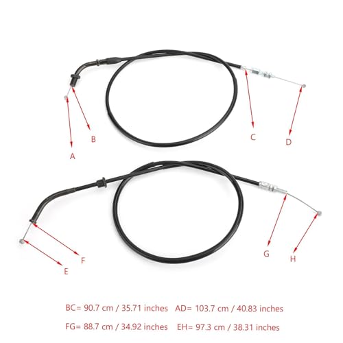 Câble d'accélérateur moto Honda CB350F commande gaz CB500K CB400F - 3