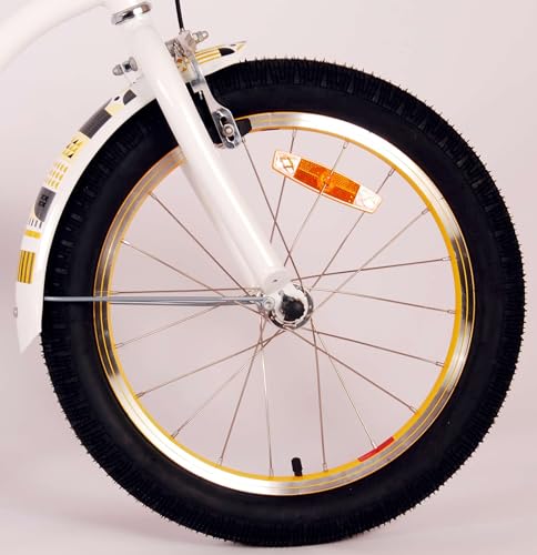 Vélo 18 pouces Volare Miracle Cruiser White 21888 robuste - 4