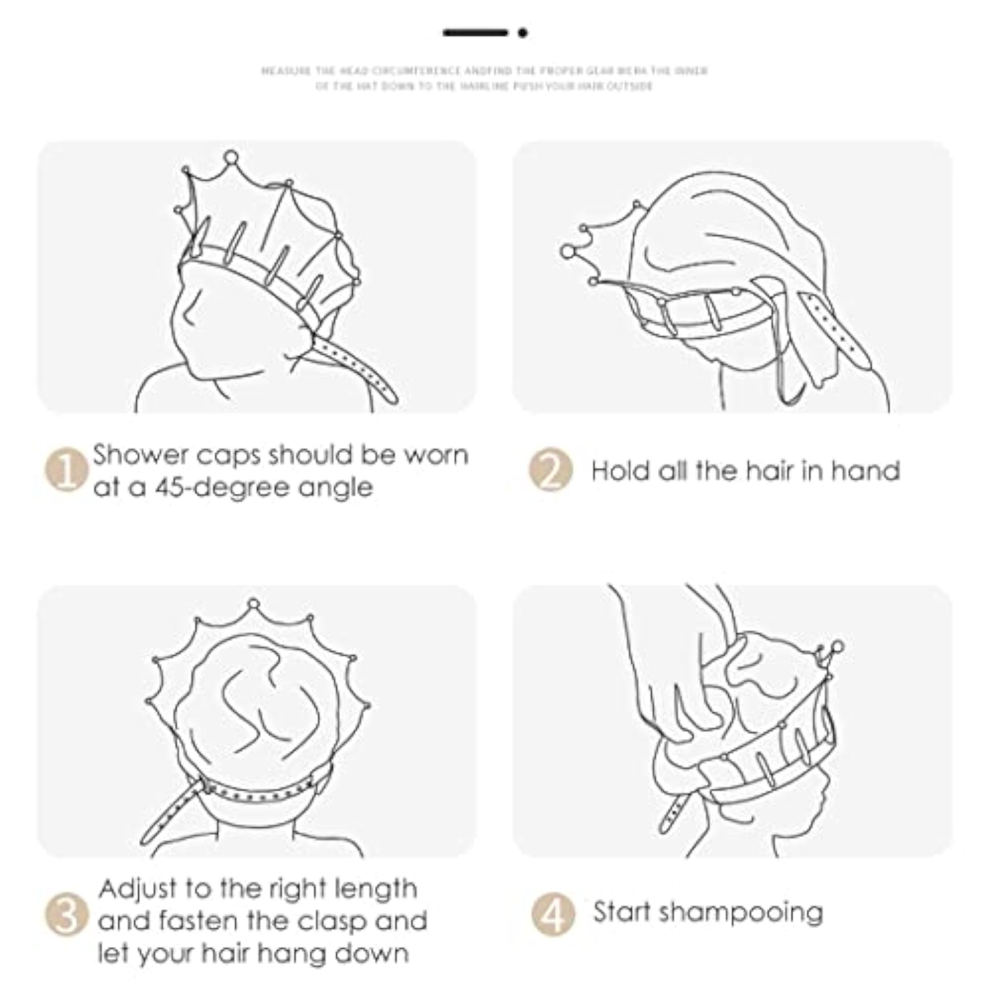 Soft Adjustable Baby Shower Cap for Hair Washing