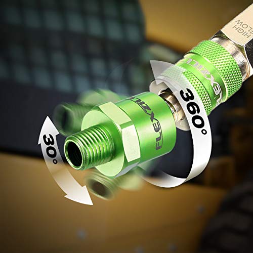 Image of Flexzilla Pro High Flow Ball Swivel Plug, 1 /4 inch Body, 1 /4 inch MNPT - A53440FZBS