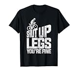 Halt die Schnauze Beine lustiges Fahrrad Rennrad