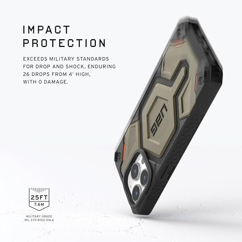 URBAN ARMOR GEAR UAG Case [Updated Version] Compatible with iPhone 15 Pro Max Case 6.7" Monarch Pro Kevlar Element Green Built-in Magnet Compatible with MagSafe Charging Rugged Protective Cover by URBAN ARMOR GEAR - Image 3