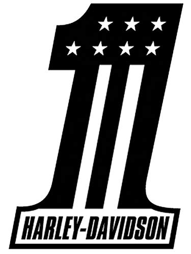 Stickers Rétro Réfléchissants Pour Casque Harley Davidson - Logo Blanc, Visibilité Nocturne Assurée