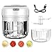 Produktbild Elektrisch Mini Zerkleinerer, 250ml mini Elektrisch Zerkleinerer Küche für Food Processor Für Ein kleines Stück Gemüse, Obst & Fleisch mit 100 ml Ersatzbehälter