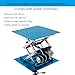Electric Lifting Stand with Remote Control, 30kg Load Capacity, Retractable Vertical Aluminum Lifter, Scissor Platform for Laboratory & Industrial Use (30x30cm)