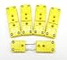 Mini K-Type Thermocouple Wire Connector, Cable Connector, 5 Sets Pairs Male and Female Plugs