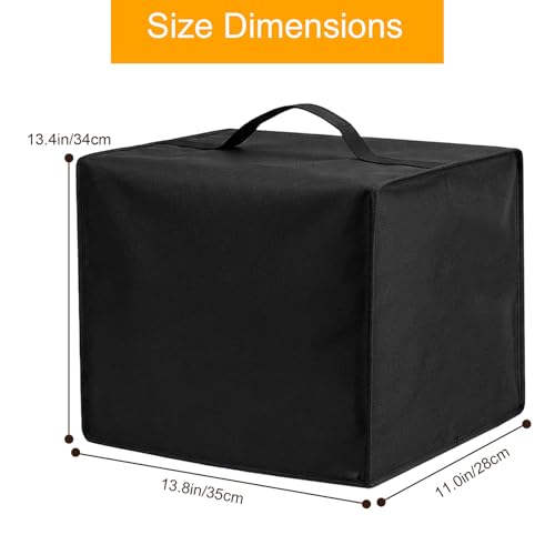 Image of Air Fryer Cover For Chefman 8 QT TurboFry Touch Air Fryer XL 13.78 inchX11.02 inchX13.39 inch, Heat Resistant Waterproof Dust Proof Kitchen Appliance Covers Reusable Airfryer Chefman 8 Qt Cover