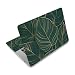 PLIGREAT Laptop Skin Sticker Decals Fits 12" 13" 13.3" 14" 15 inch Laptop Gold-Edged Monstera Pattern Universal Removable Waterproof Notebook Art Sticker Protector Netbook PC Cover Decals