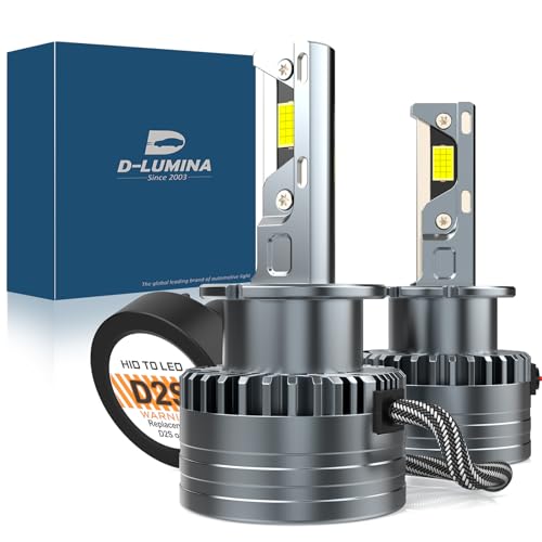 D-Lumina D2S LED Error-proof Car LED Bulbs 100% Canbus 120W 20000LM Replace OEM HID Xenon Bulbs Plug and Play - 2 Lamps