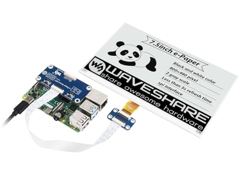 Amazon | Waveshare 7.5インチ E-Inkディスプレイハット Raspberry Pi
