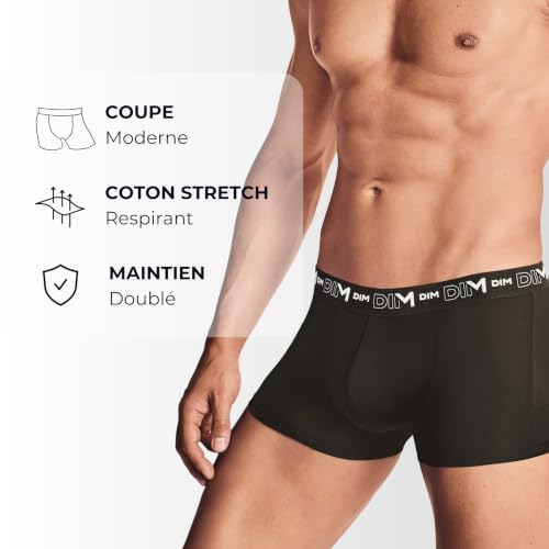 DIM Herren Boxer 3er Pack | Atmungsaktive Stretch-Baumwolle | Optimaler Halt | Ohne Etikett – Ansicht 4