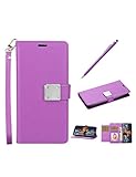 SWP Wallet Case for iPhone 12 Pro Max 5G, PU Leather Case [Wristlet] [Stand Feature] [6 Credit Card...