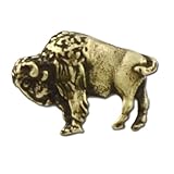 StockPins Antique Buffalo Lapel Pin – Western Animal Pin for Men and Women, Perfect for Jackets, Hats, Backpacks, and Buffalo Mascot Fans