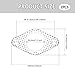 2PCS Car Exhaust Gasket,1.5
