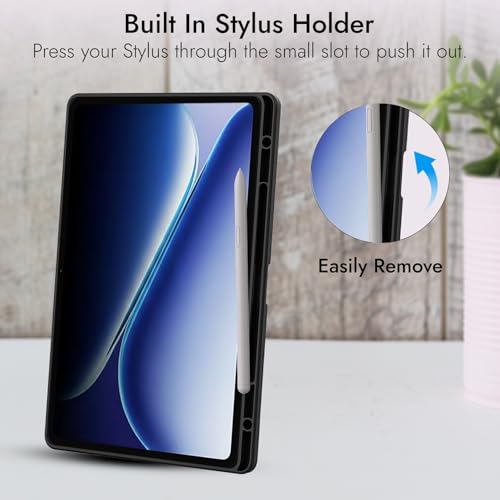 Image of Robustrion Cover for OnePlus Pad Go 2 12.1 inch Cover Case with Pencil Holder, Trifold Cover Case for OnePlus Go 2 Tablet Cover [Auto Sleep Wake Support] - Hippy