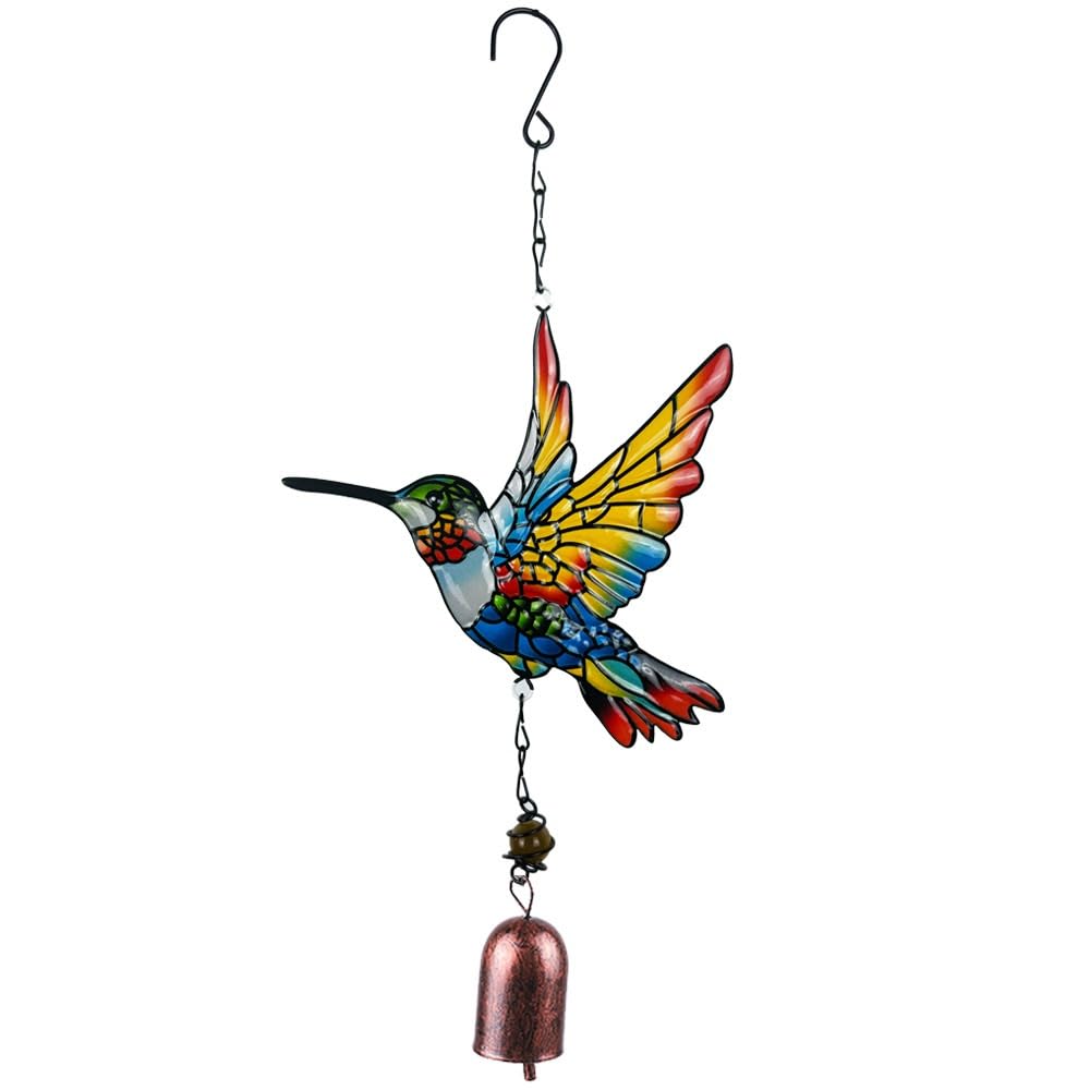 Wind Chime Hummingbird Wind Chimes Garden WindChimes For Party Festival Decor Windchime(Gelb)