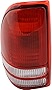Evan-Fischer Tail Light Lens and Housing Compatible with 1997-2004 Dodge Dakota Driver Side