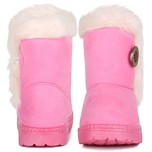 Image of Femizee Girls Boys Warm Winter Boots Kids Outdoor Snow Boots(Toddler /Little Kid)