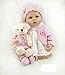 Produktbild OtadDolls 22inch 55cm lebensecht Puppe Reborn Babys mädchen silikon doll Girls billig Junge Magnetisches Spielzeug